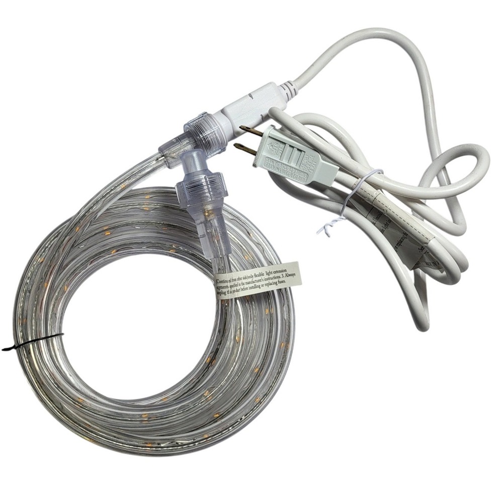 8ft Warm White LED Rope Indoor Outdoor Flexible Connectable AL05-8FT-WW-1.5